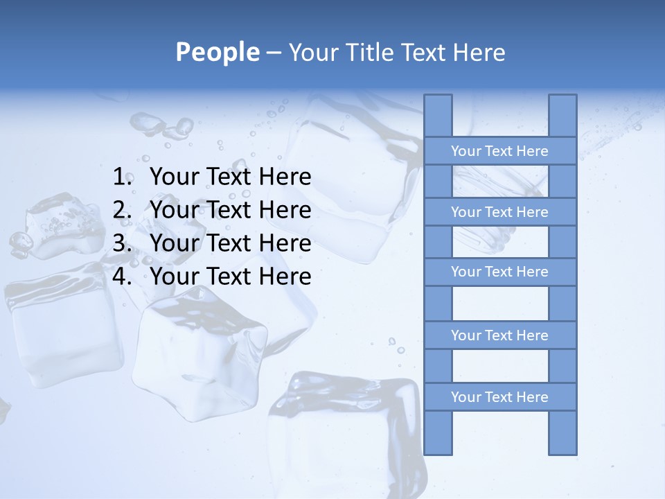 Bottle Freshness Mineral PowerPoint Template