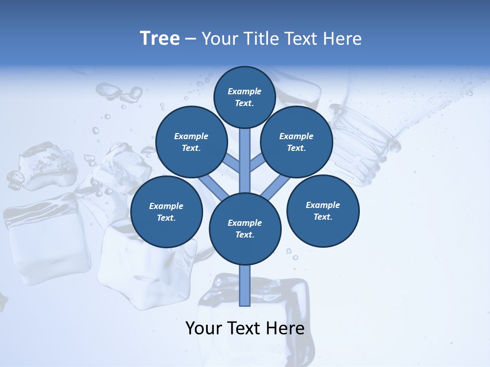 Bottle Freshness Mineral PowerPoint Template
