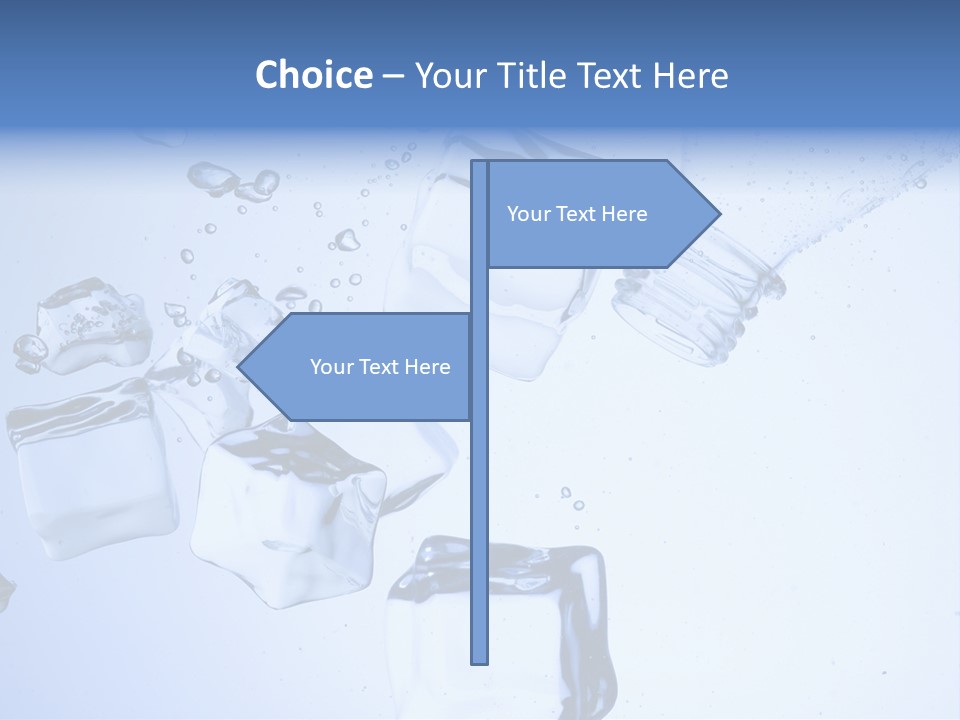 Bottle Freshness Mineral PowerPoint Template
