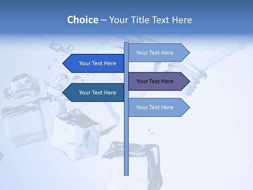 Bottle Freshness Mineral PowerPoint Template