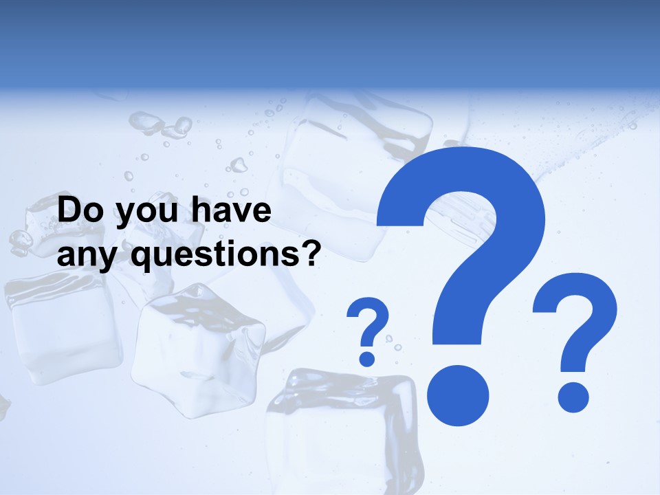 Bottle Freshness Mineral PowerPoint Template