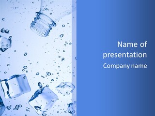 Mineral Cool Froze PowerPoint Template