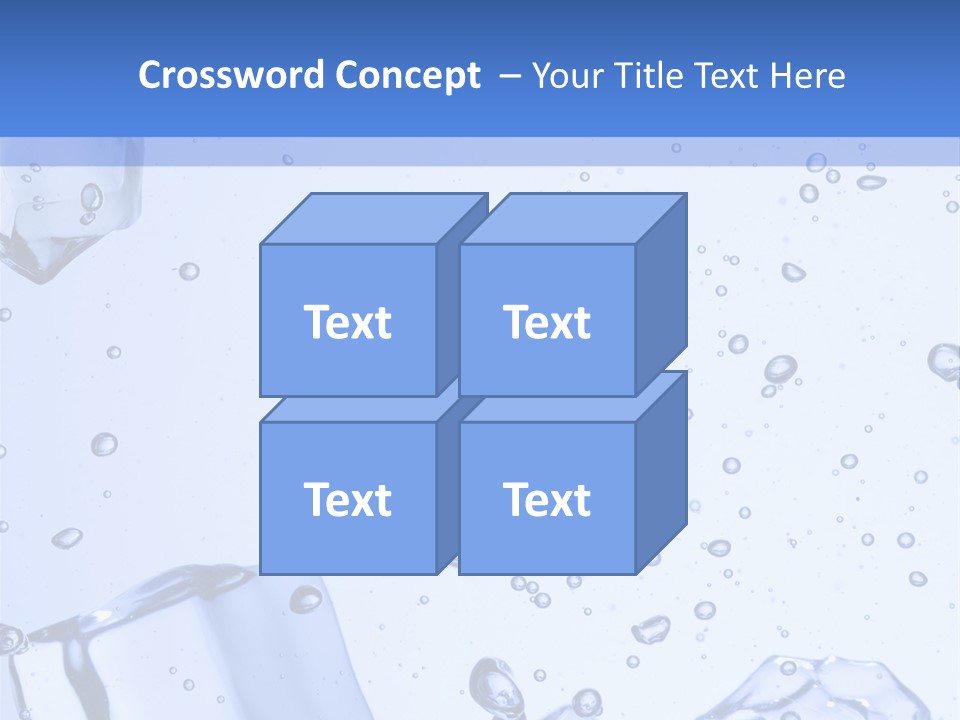 Mineral Cool Froze PowerPoint Template