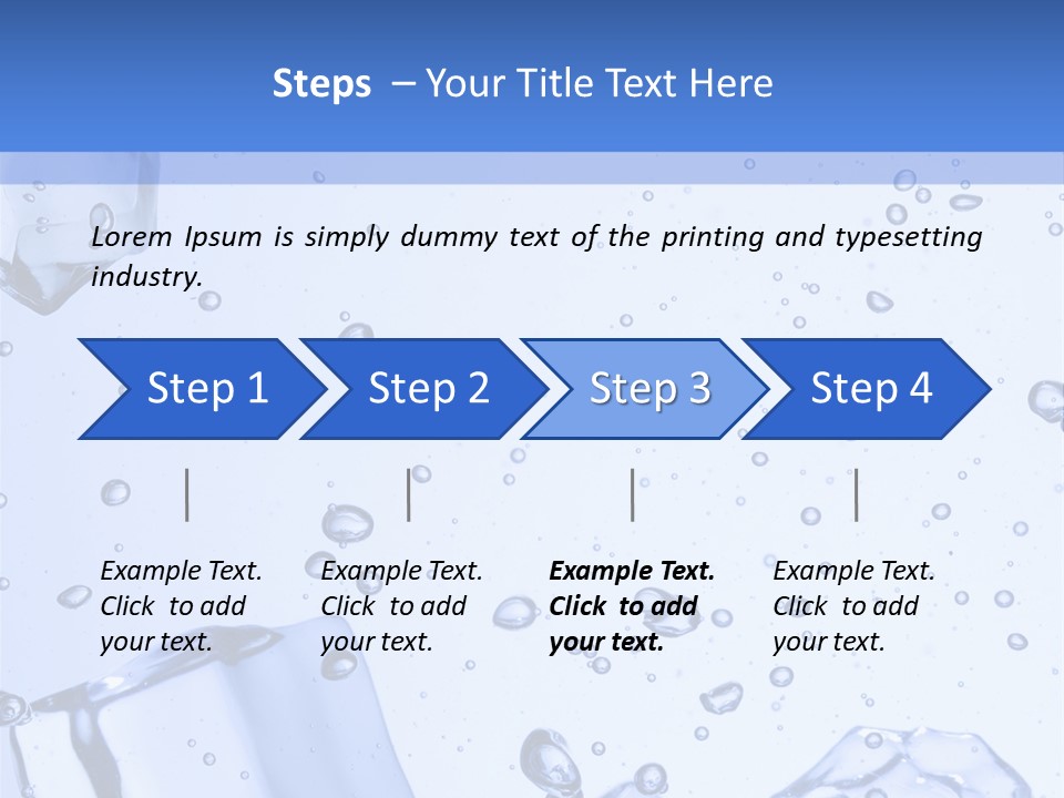 Mineral Cool Froze PowerPoint Template