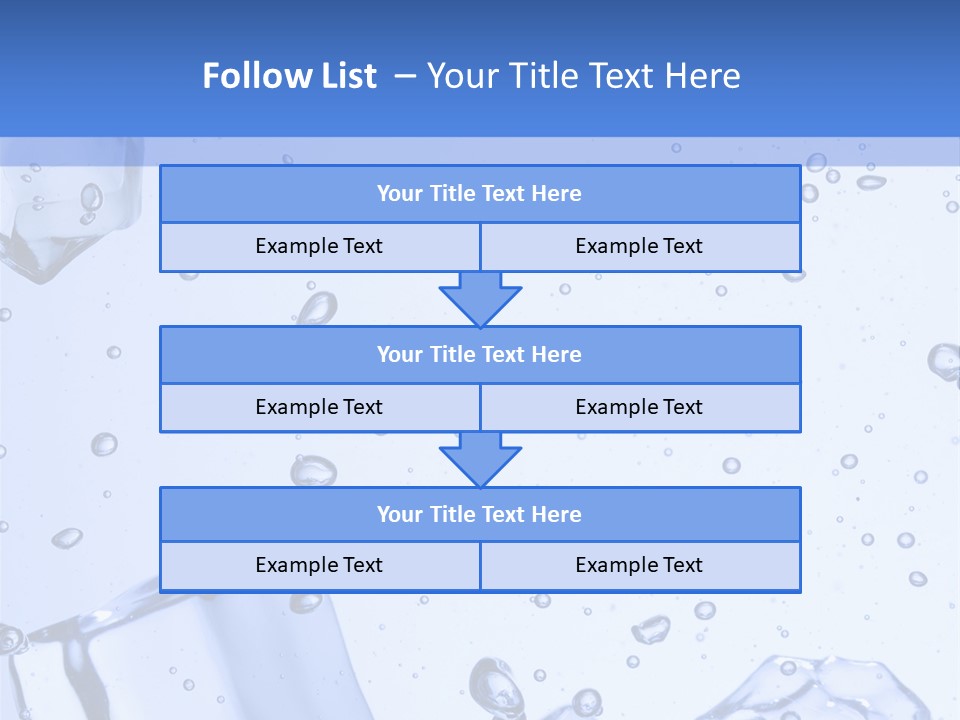 Mineral Cool Froze PowerPoint Template
