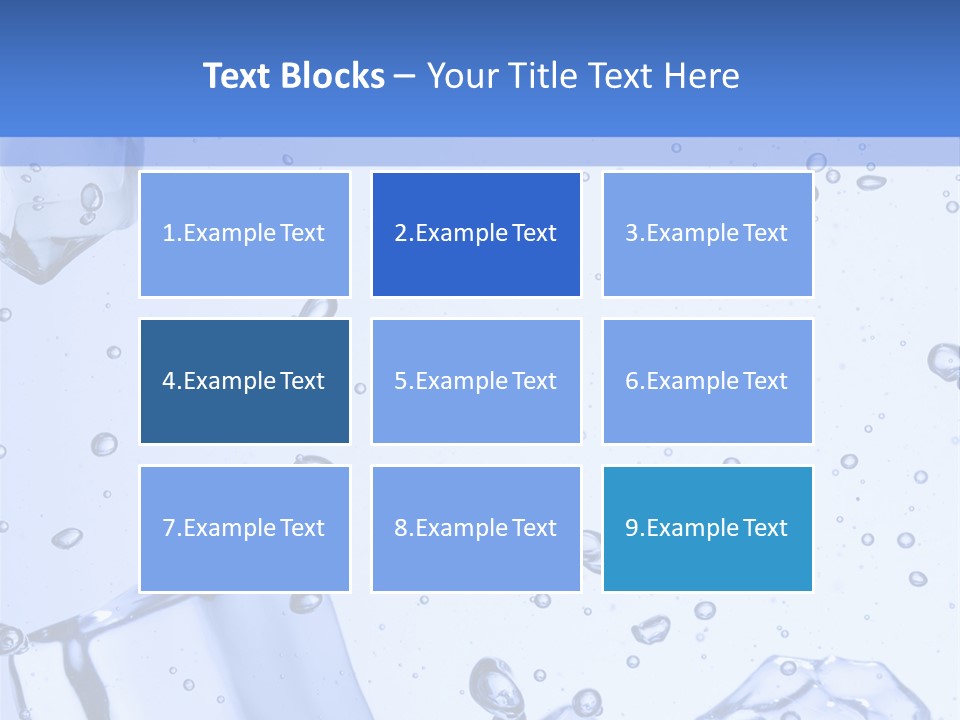 Mineral Cool Froze PowerPoint Template