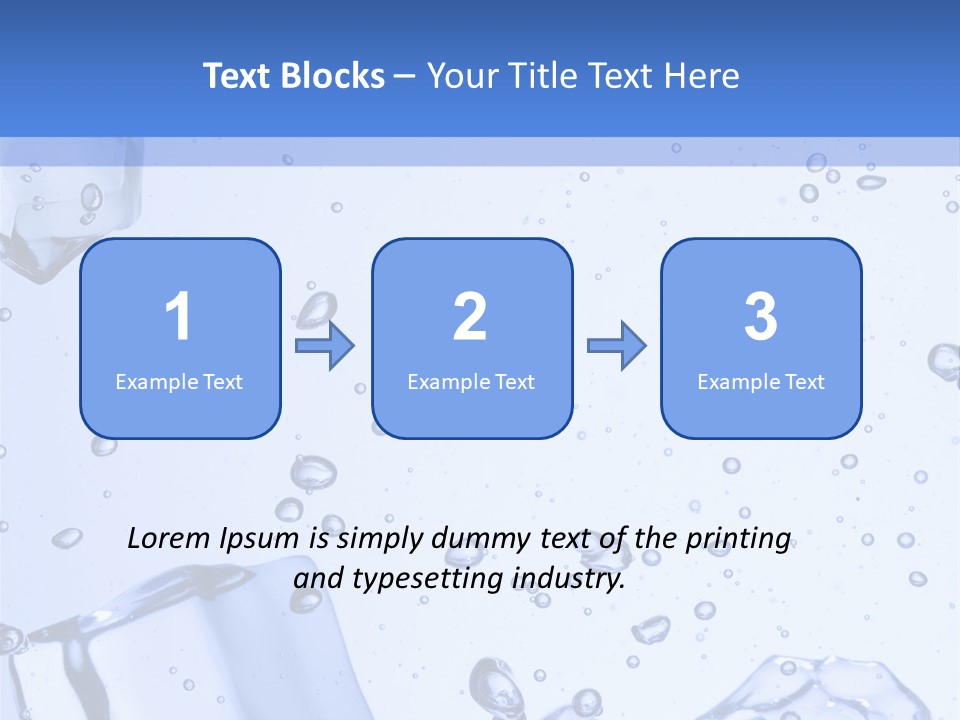 Mineral Cool Froze PowerPoint Template