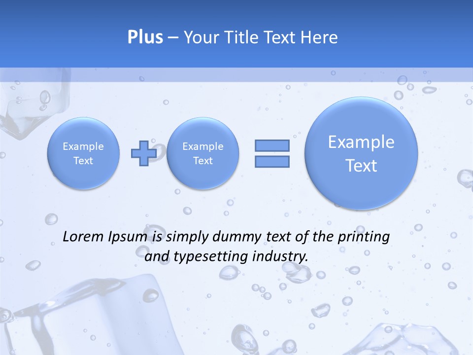Mineral Cool Froze PowerPoint Template