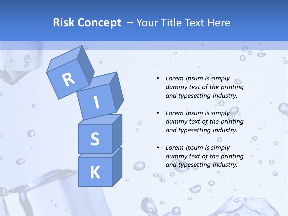 Mineral Cool Froze PowerPoint Template