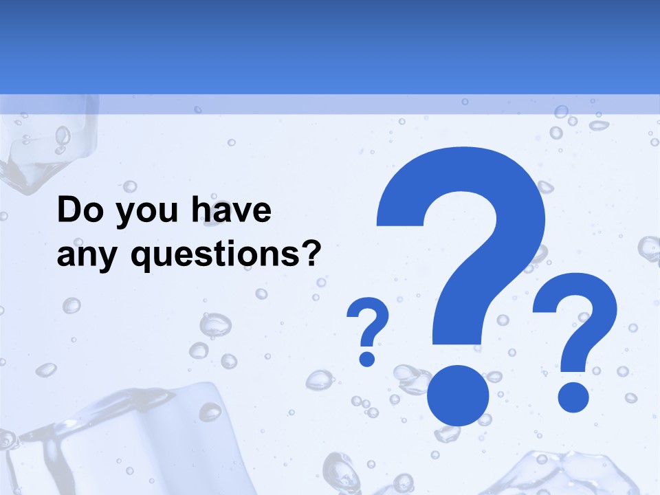 Mineral Cool Froze PowerPoint Template