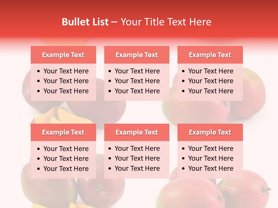 Mango Fruit PowerPoint Template