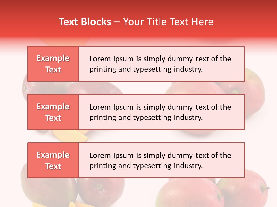 Mango Fruit PowerPoint Template