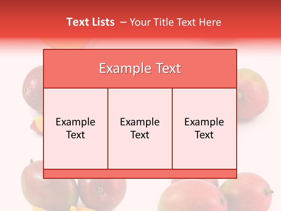 Mango Fruit PowerPoint Template