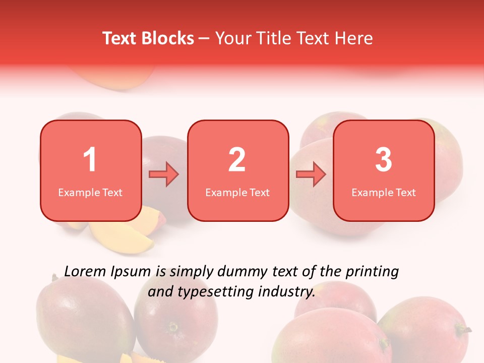 Mango Fruit PowerPoint Template