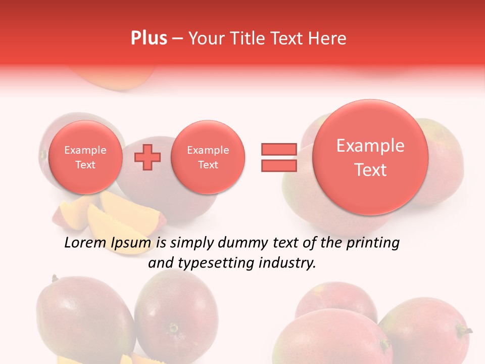 Mango Fruit PowerPoint Template