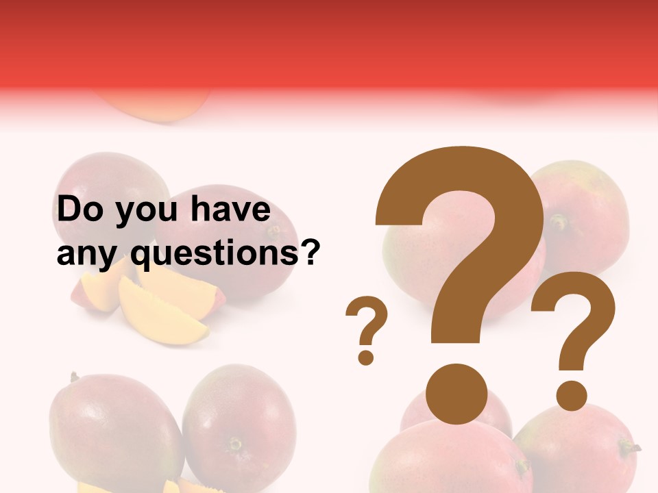 Mango Fruit PowerPoint Template