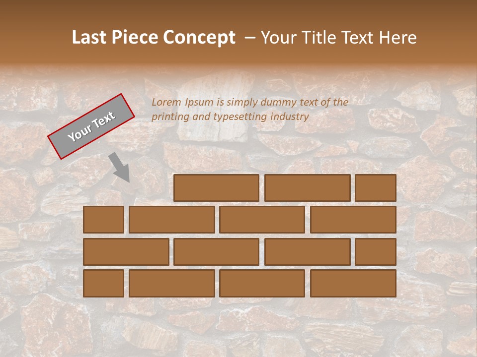 Natural Wall Background PowerPoint Template