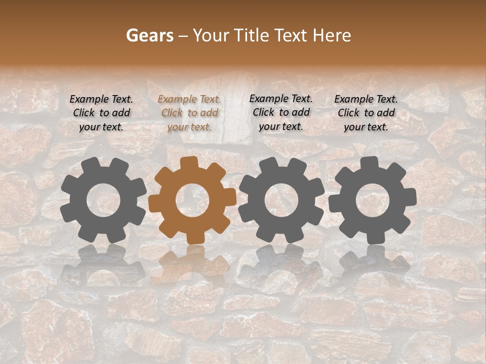 Natural Wall Background PowerPoint Template