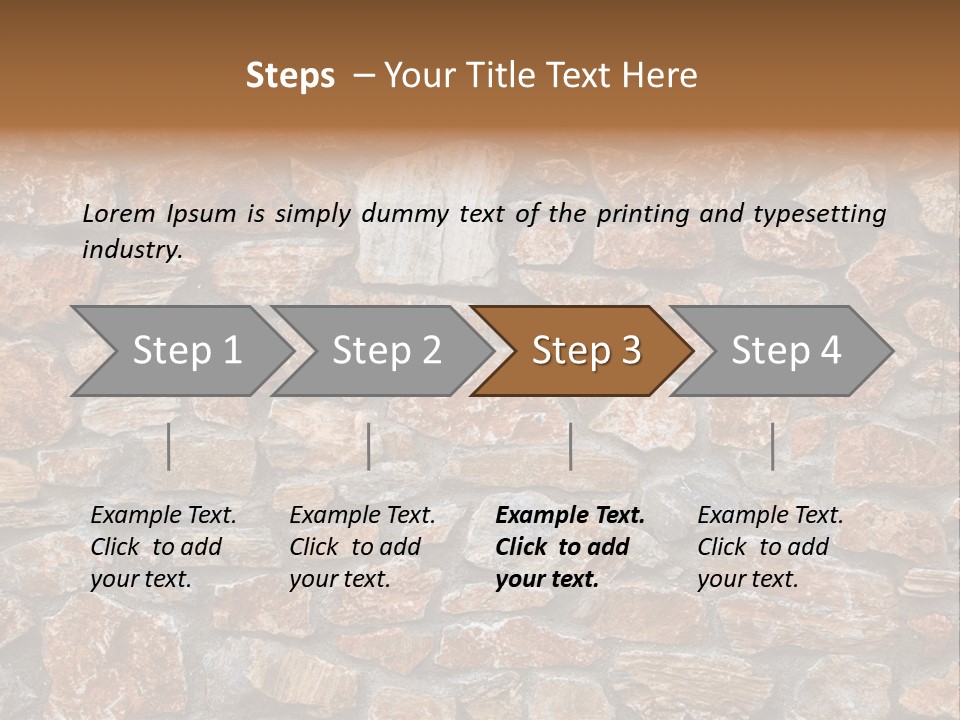 Natural Wall Background PowerPoint Template