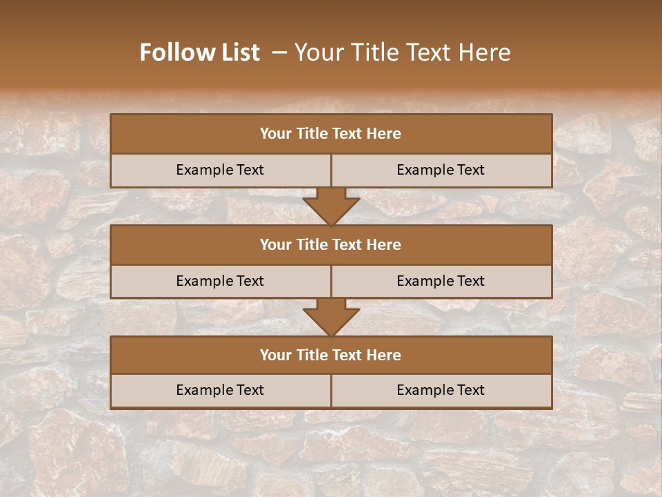 Natural Wall Background PowerPoint Template