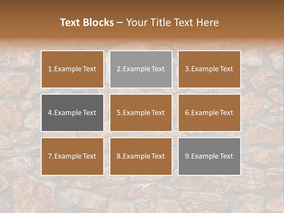 Natural Wall Background PowerPoint Template