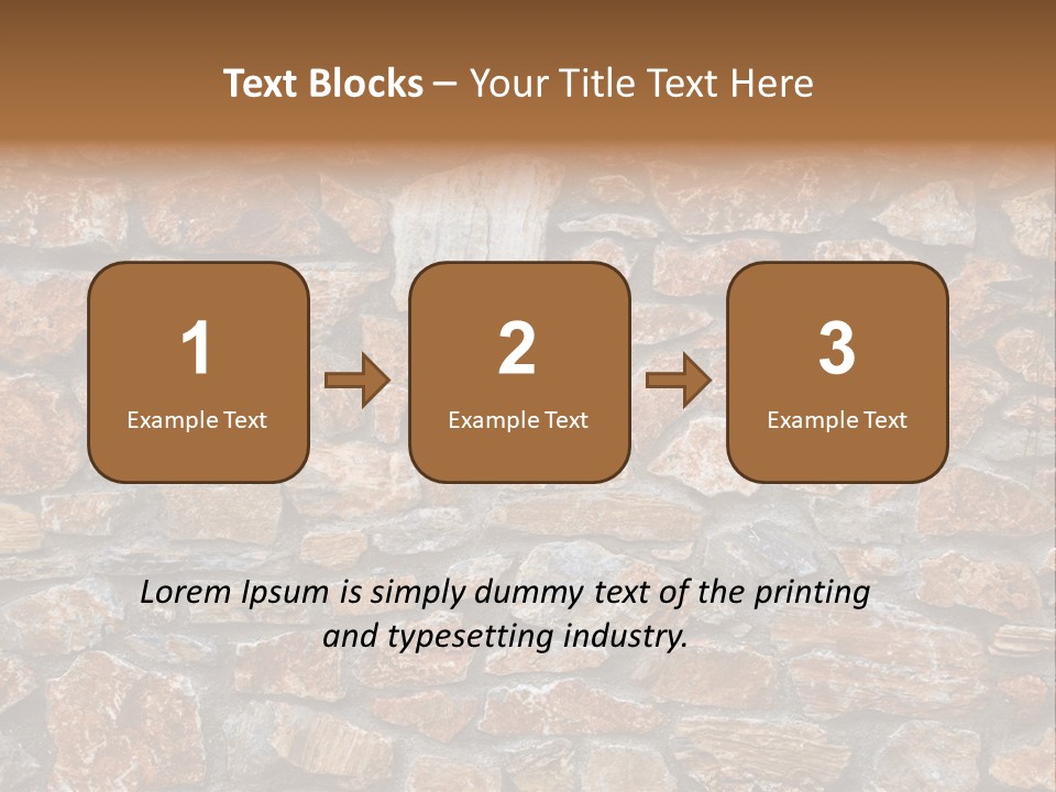 Natural Wall Background PowerPoint Template