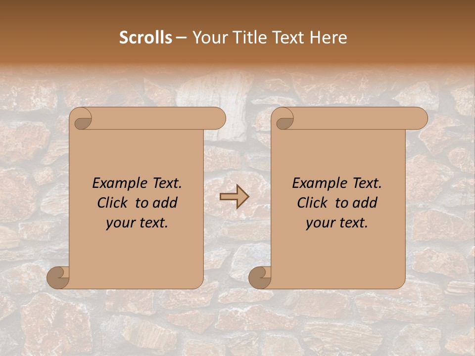 Natural Wall Background PowerPoint Template