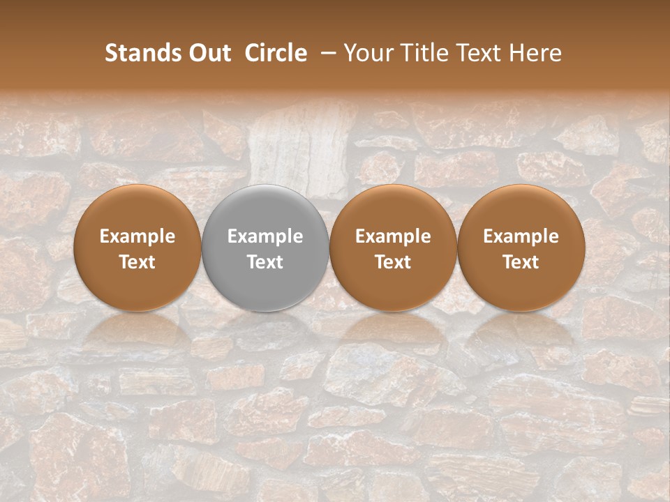 Natural Wall Background PowerPoint Template