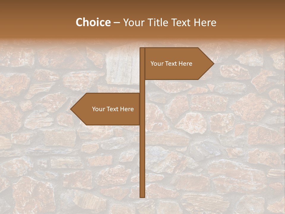 Natural Wall Background PowerPoint Template