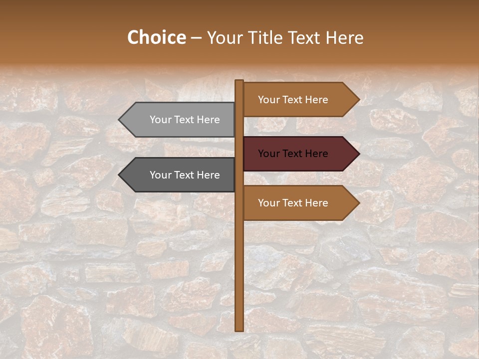 Natural Wall Background PowerPoint Template
