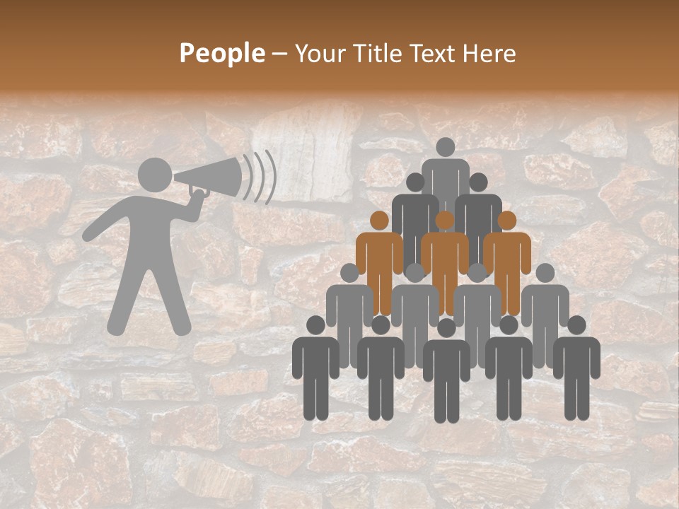 Natural Wall Background PowerPoint Template