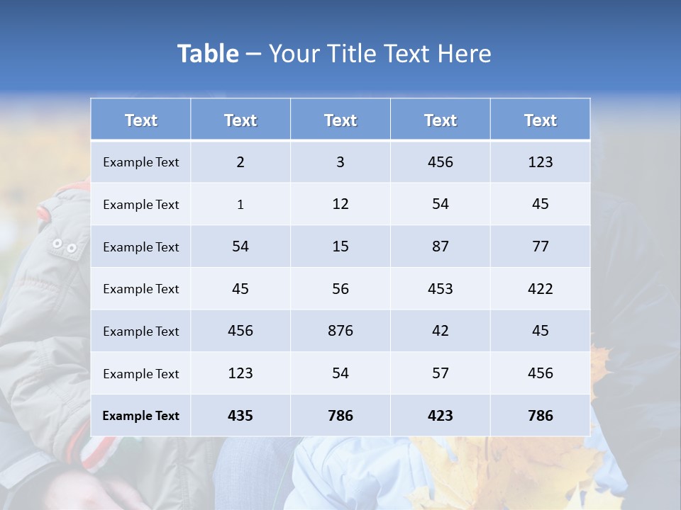 October Parental Nature PowerPoint Template