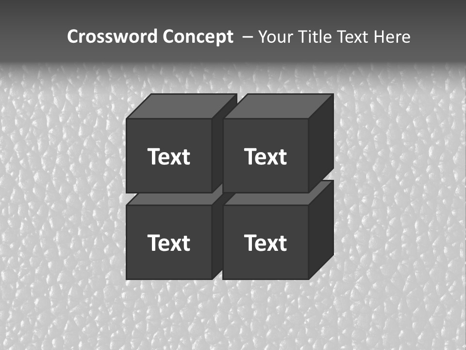Cow Crumpled Chair PowerPoint Template
