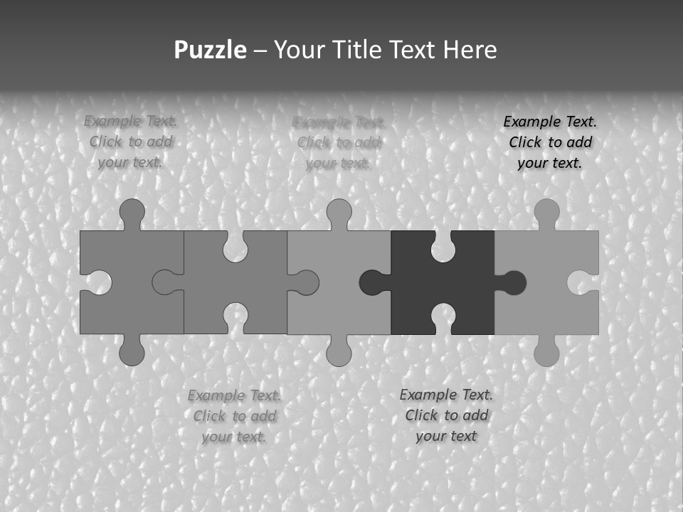 Cow Crumpled Chair PowerPoint Template