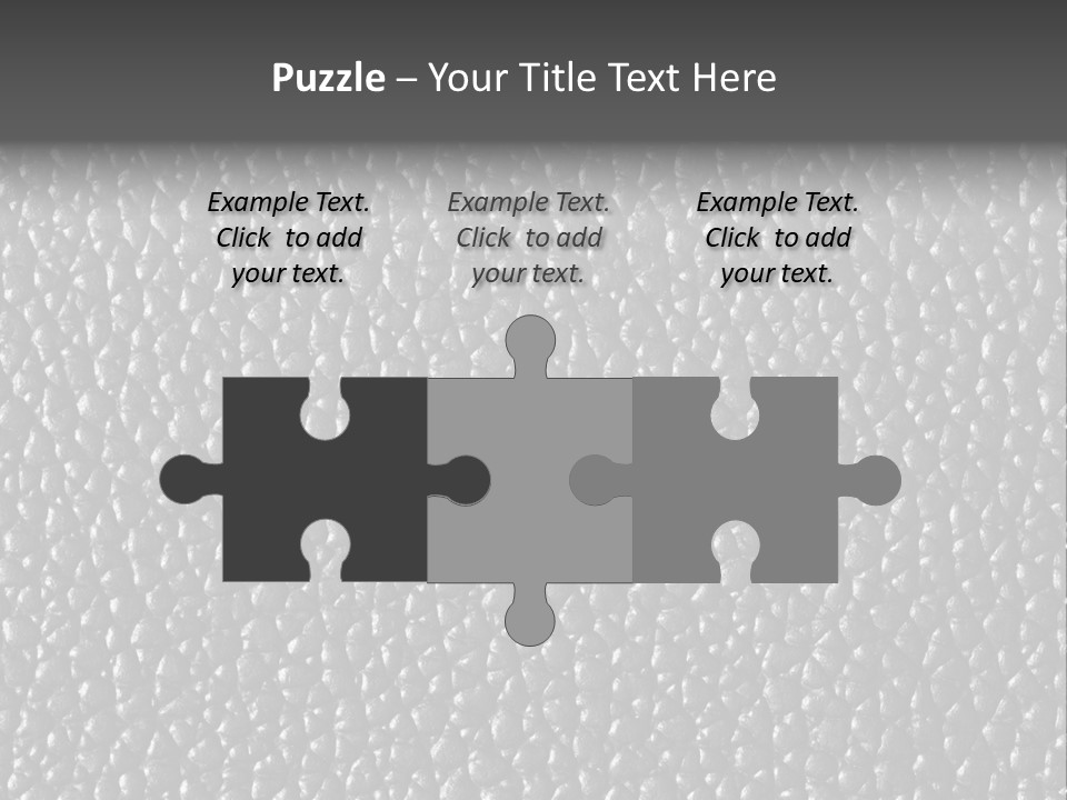 Cow Crumpled Chair PowerPoint Template