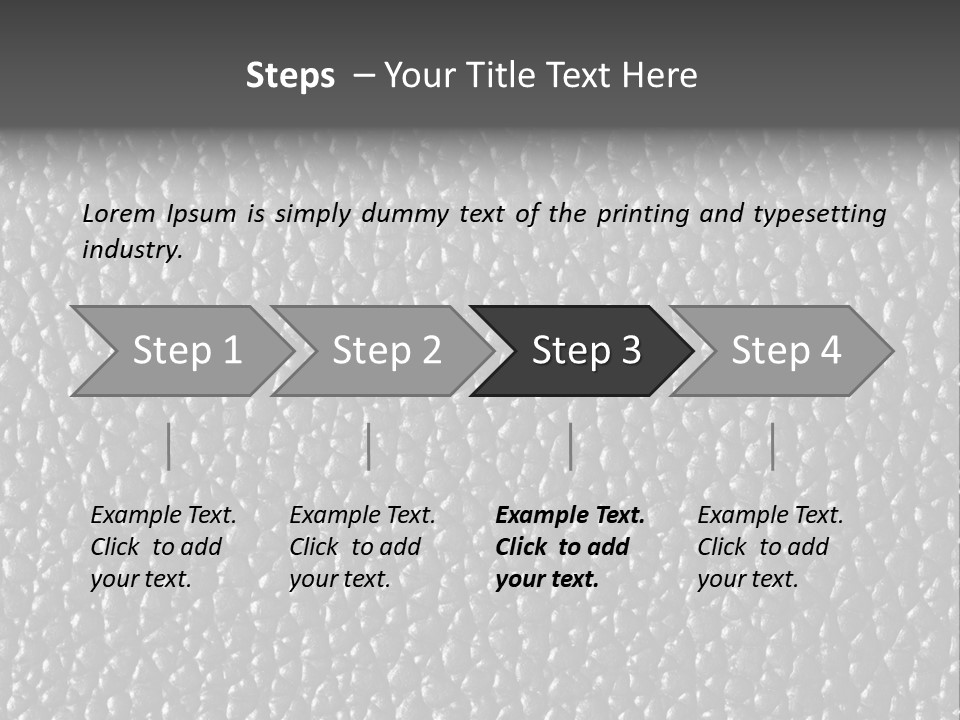 Cow Crumpled Chair PowerPoint Template