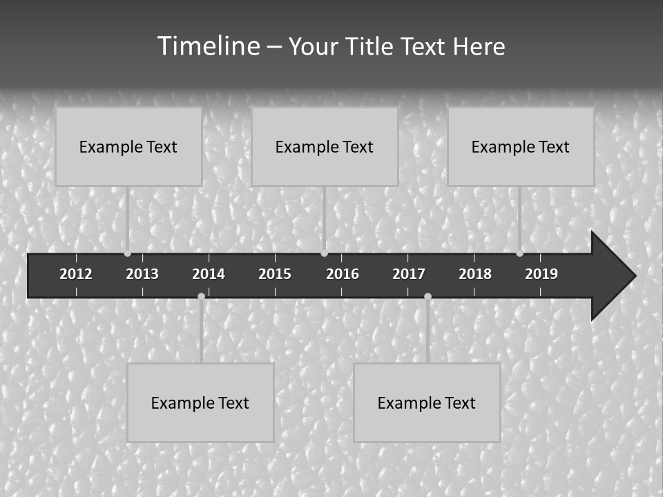 Cow Crumpled Chair PowerPoint Template