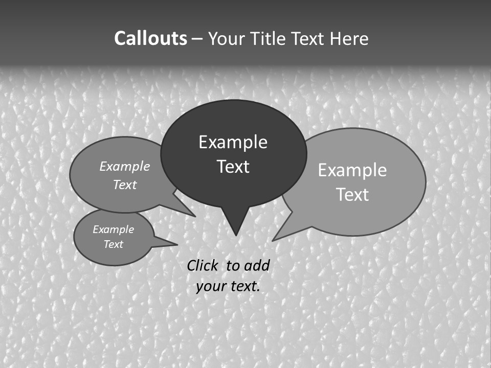 Cow Crumpled Chair PowerPoint Template