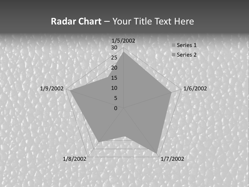Cow Crumpled Chair PowerPoint Template