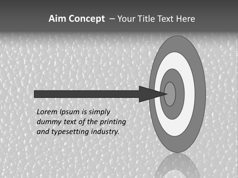 Cow Crumpled Chair PowerPoint Template