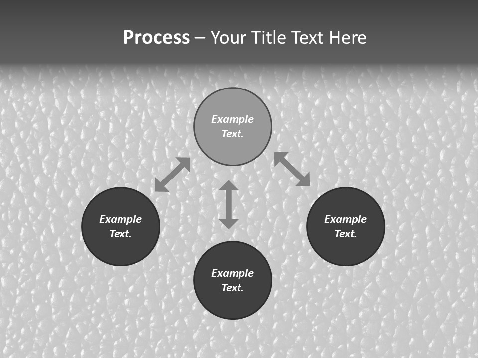 Cow Crumpled Chair PowerPoint Template