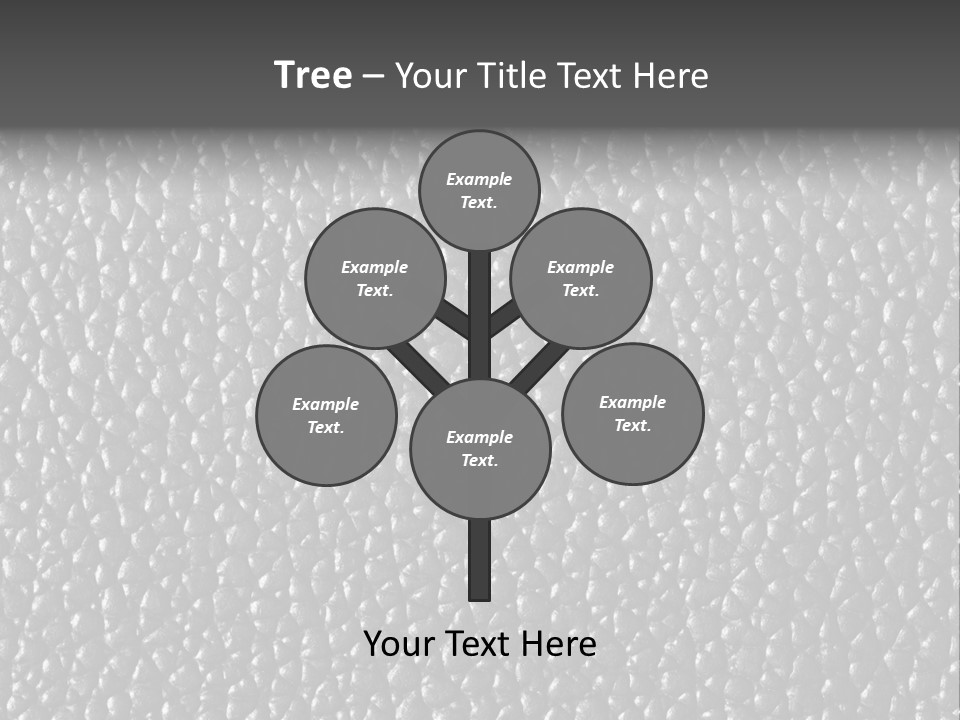 Cow Crumpled Chair PowerPoint Template