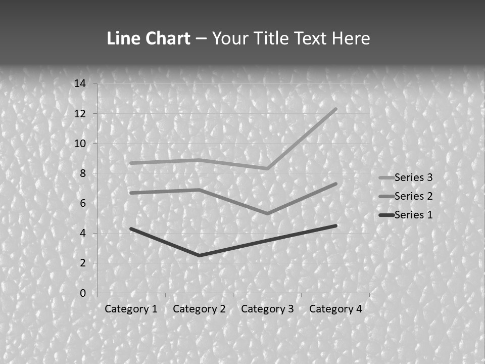 Cow Crumpled Chair PowerPoint Template