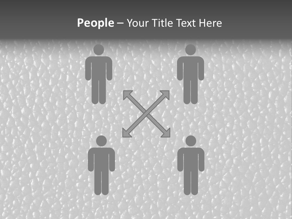 Cow Crumpled Chair PowerPoint Template