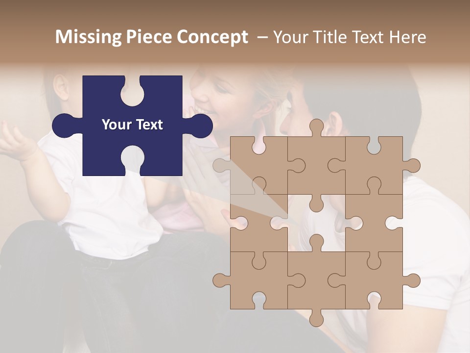 Son Embracing Cheerful PowerPoint Template