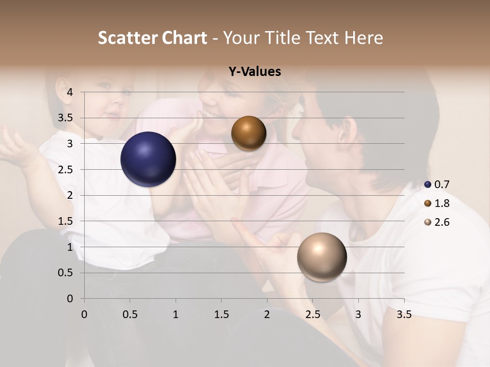 Son Embracing Cheerful PowerPoint Template