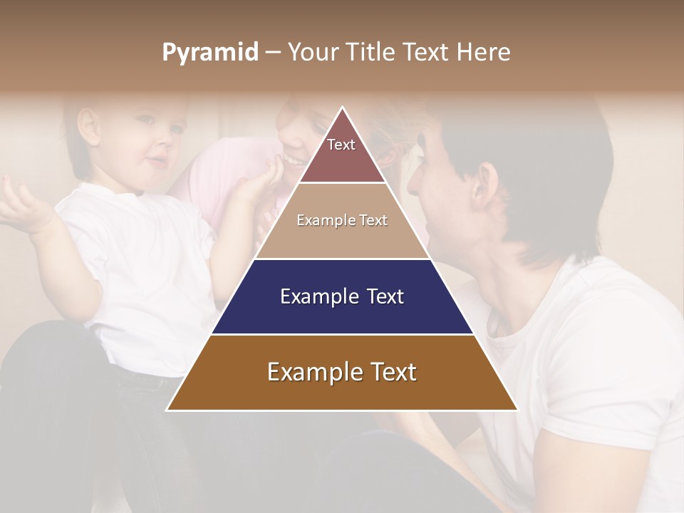 Son Embracing Cheerful PowerPoint Template