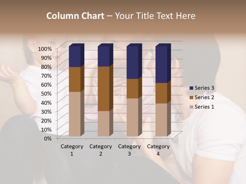 Son Embracing Cheerful PowerPoint Template