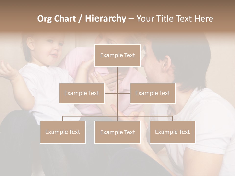 Son Embracing Cheerful PowerPoint Template