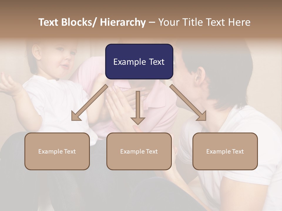 Son Embracing Cheerful PowerPoint Template
